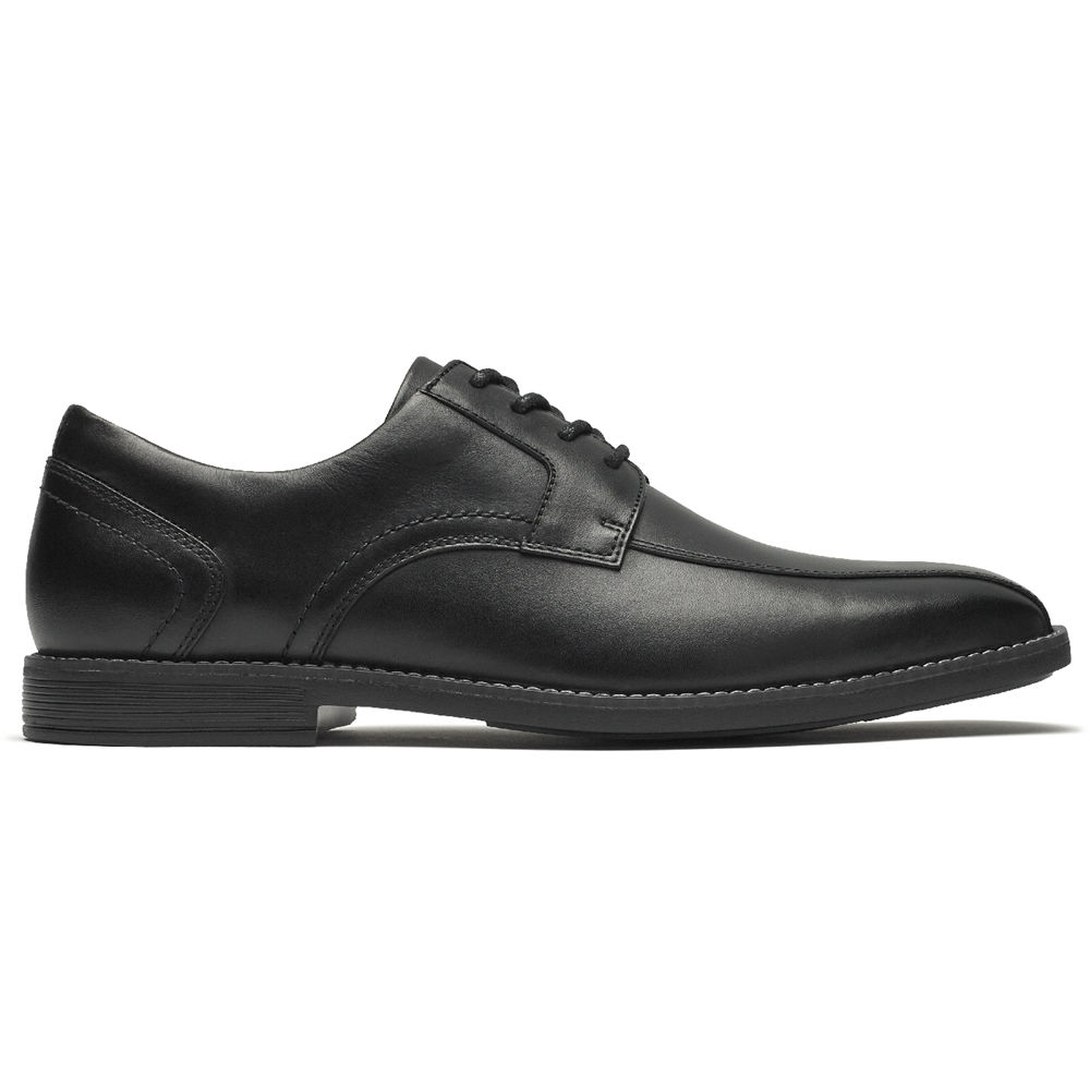 Rockport Singapore Mens Oxfords - Slayter Bike Toe Black - PX5308974